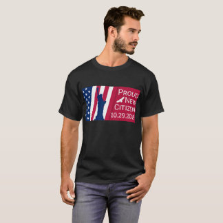 Viel de nieuwe Amerikaanse staatsburger Proud Amer T-shirt
