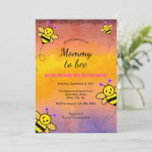 Viel de uitnodiging van mama om Baby shower te wor (Staand voorkant)