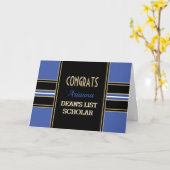 Viel! DEAN'S LIST Scholar-congratkaart Kaart (Gele Bloem)