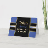 Viel! DEAN'S LIST Scholar-congratkaart Kaart (Voorkant)