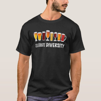 Viel Diversiteit Bierkleding voor hem en haar T-shirt