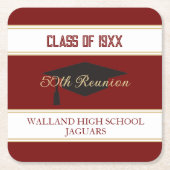 Viel! DOUANE-klassereünie Kartonnen Onderzetters (Voorkant)