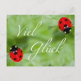 Viel Glück im Doppelpack! Briefkaart