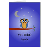 Viel gluck veel succes gepersonaliseerde academisc (Voorkant)