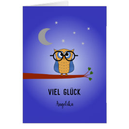 Viel gluck veel succes gepersonaliseerde academisc