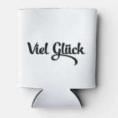Viel Glück | Veel succes in het Duits Blikjeskoeler (Voorkant)