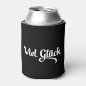 Viel Glück | Veel succes in het Duits Blikjeskoeler (Blikje Voorkant)