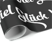 Viel Glück | Veel succes in het Duits Cadeaupapier (Rol Hoek)