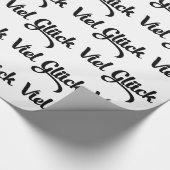 Viel Glück | Veel succes in het Duits Cadeaupapier (Hoek)
