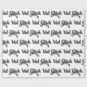Viel Glück | Veel succes in het Duits Cadeaupapier (Vlak)