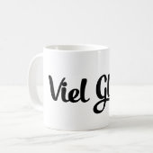 Viel Glück | Veel succes in het Duits Koffiemok (Voorkant links)