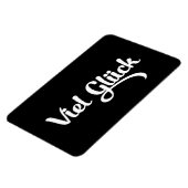 Viel Glück | Veel succes in het Duits Magneet (Linkerzijde)