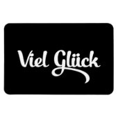 Viel Glück | Veel succes in het Duits Magneet (Horizontaal)