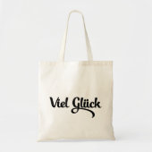 Viel Glück | Veel succes in het Duits Tote Bag (Voorkant)