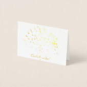 Viel! Gold Foil Mini Kaart (Voorkant)