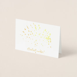 Viel! Gold Foil Mini Kaart
