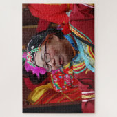 Viel het leven op een legpuzzel (Verticaal)