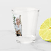 Viel het levensgedenkteken voor en na de foto shot glas (Rechts)