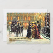 Viel het seizoen.  partij voor kunstvakantie kaart (Voorkant)