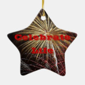 Viel - Jaar  Keramisch Ornament (Achterkant)