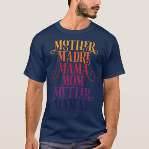 Viel je moeder mama mama Mutter Maman T-shirt