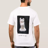 Viel je onvolkomenheden! t-shirt (Achterkant)