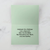 Viel je verjaardag als een Raccoon Kaart (Binnen)