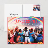 Viel Juneteenth! Briefkaart (Voorkant / Achterkant)