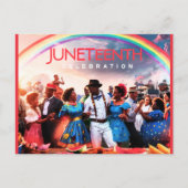Viel Juneteenth! Briefkaart (Voorkant)