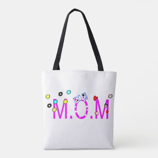 Viel M.O.M.! Zoet en . Tote Bag (Achterkant)