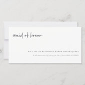 Viel met Amerikaanse kalligrafie, gemaakt van eer  Bedankkaart (Voorkant)