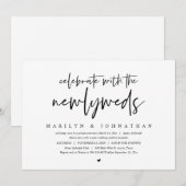 Viel met de newlyweds, bruiloft in kaart (Voorkant / Achterkant)