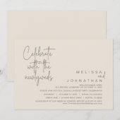 Viel met de newlyweds, bruiloft in kaart (Voorkant / Achterkant)