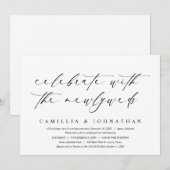 Viel met de newlyweds, weddenschap kaart (Voorkant / Achterkant)