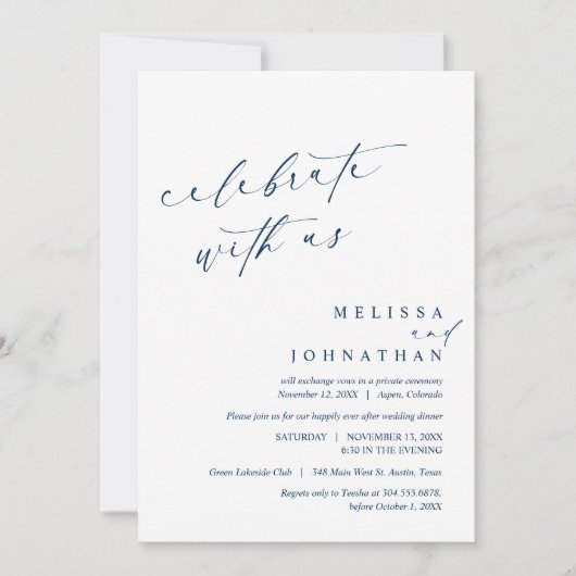 Viel met de newlyweds, weddenschap kaart (Voorkant)