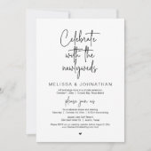 Viel met de newlyweds, weddenschap kaart (Voorkant)