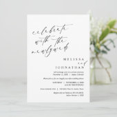 Viel met de newlyweds, weddenschap kaart (Staand voorkant)