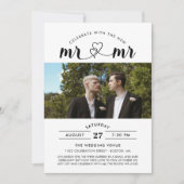 Viel met de nieuwe foto van Mr & Mr. Kaart (Voorkant)