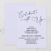 Viel met de  Ontvangst van de Lavender van ons sle Kaart (Voorkant / Achterkant)