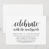 Viel met de Passen getrouwd, bruiloft Elopement Kaart (Voorkant / Achterkant)