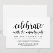 Viel met de Passen getrouwd, bruiloft Elopement Kaart (Voorkant / Achterkant)