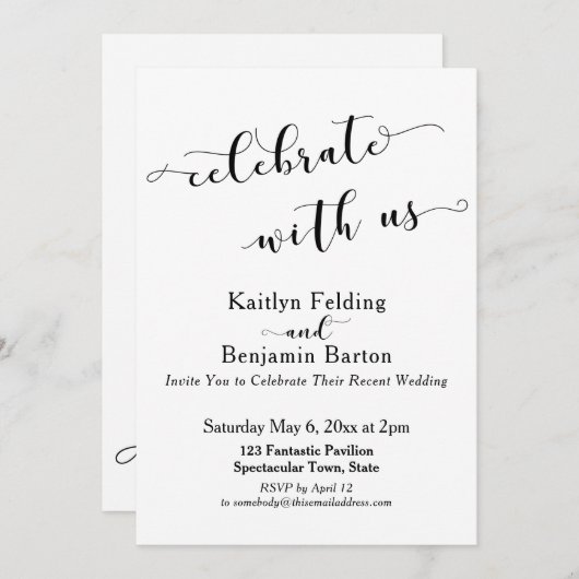 Viel met de postbruiloft van de Verenigde Staten Kaart (Voorkant / Achterkant)