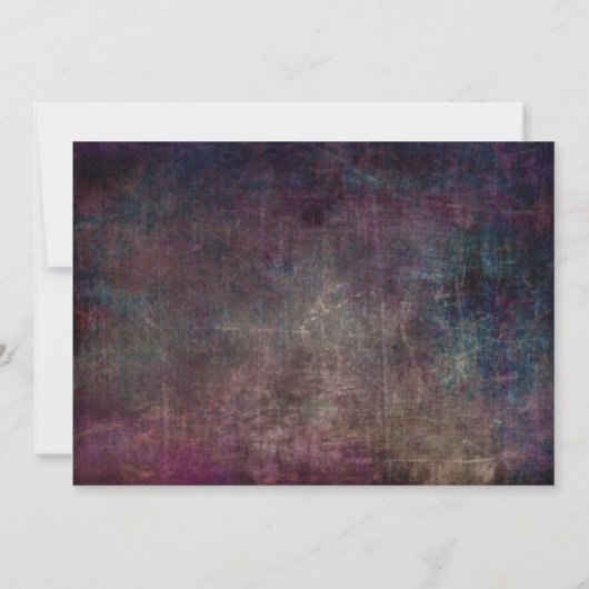 Viel met ons handschrift Multicolored Grunge Kaart (Achterkant)