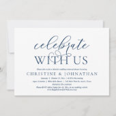 Viel met ons, huwelijksfeest kaart (Voorkant)