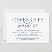 Viel met ons, huwelijksfeest kaart (Voorkant)