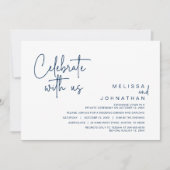 Viel met ons mee, Post Wedding Elopement Party Kaart (Voorkant)