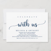 Viel met ons mee, ritueel huwelijksdiner kaart (Voorkant)