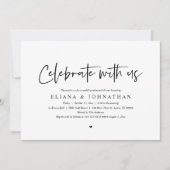 Viel met ons mee, Wedding Rehearsal Dinner Kaart (Voorkant)