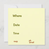 Viel met ons >Rendy Kaart voor uitnodigingen (Achterkant)