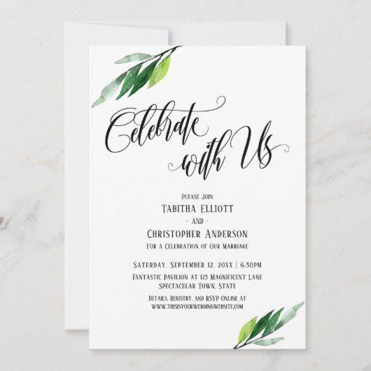 Viel met ons samen om Manuscript en Greenery uit t Kaart (Voorkant)